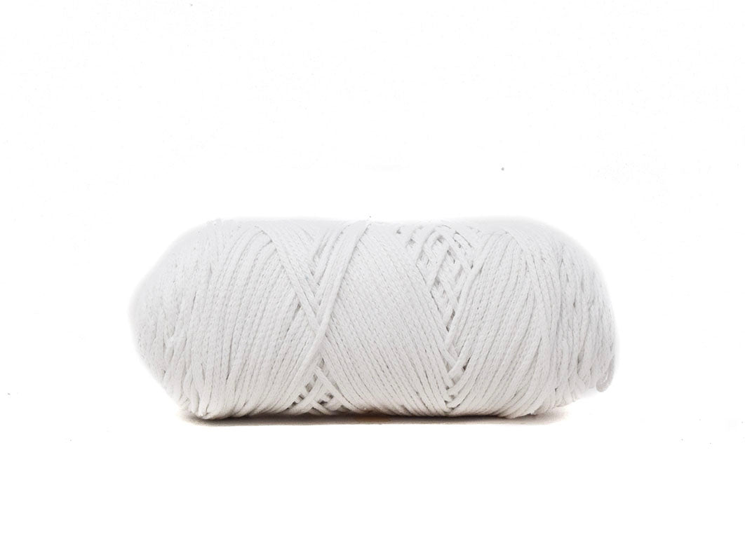 BRAIDED CORD 2 MM ZERO WASTE -  WHITE COLOR
