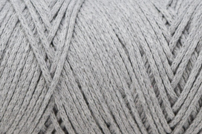 BRAIDED CORD 2 MM ZERO WASTE -  LIGHT GRAY COLOR