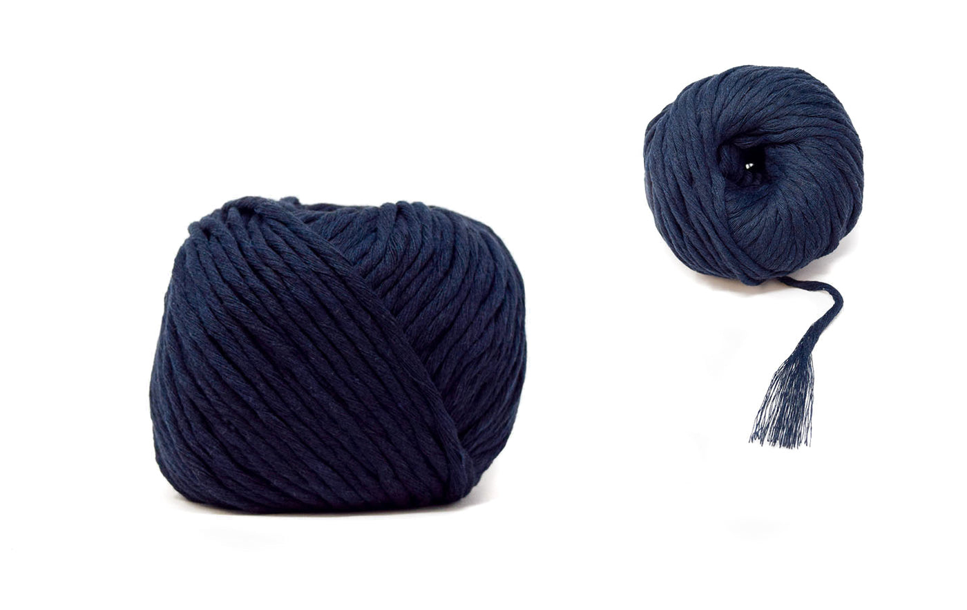 COTTON BALL ZERO WASTE 3 MM - NAVY BLUE COLOR