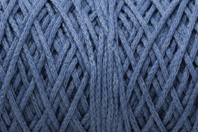 BRAIDED CORD 2 MM ZERO WASTE -  BLUE JEANS COLOR