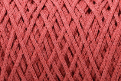 BRAIDED CORD 2 MM ZERO WASTE -  CANDY PINK COLOR