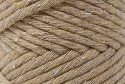 BASIC COTTON CORD ZERO WASTE 3 MM - 1 SINGLE STRAND - TAUPE COLOR