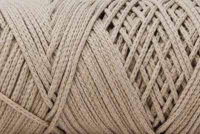 BRAIDED CORD 2 MM ZERO WASTE -  BEIGE COLOR