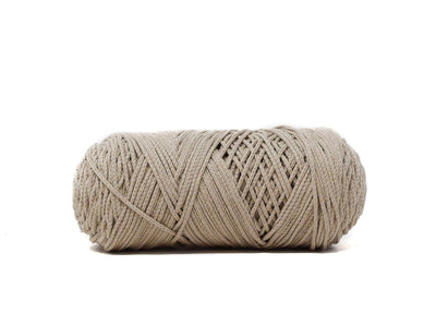 BRAIDED CORD 2 MM ZERO WASTE -  BEIGE COLOR
