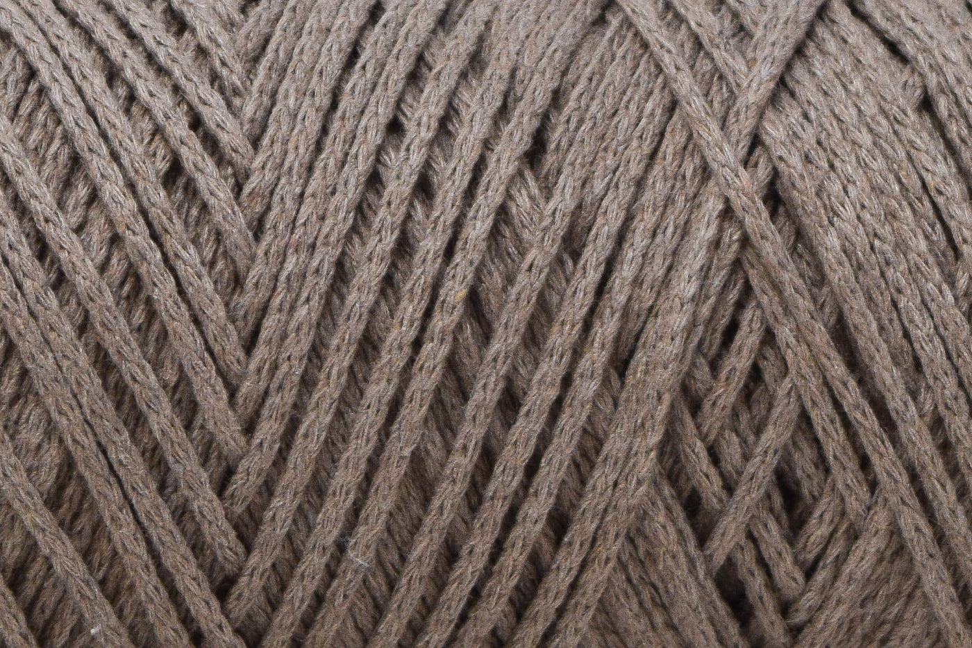 BRAIDED CORD 2 MM ZERO WASTE -  TAUPE COLOR