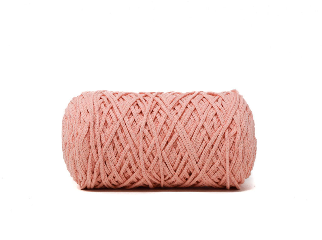 BRAIDED CORD 2 MM ZERO WASTE -  SHERBET COLOR