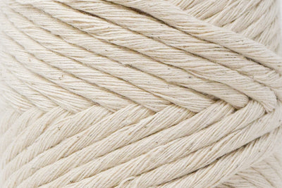BASIC COTTON CORD ZERO WASTE 3 MM - 1 SINGLE STRAND - NATURAL COLOR