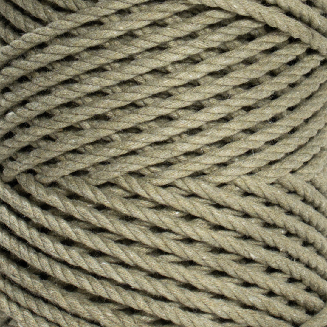 COTTON ROPE ZERO WASTE 3 MM - 3 PLY - OREGANO COLOR