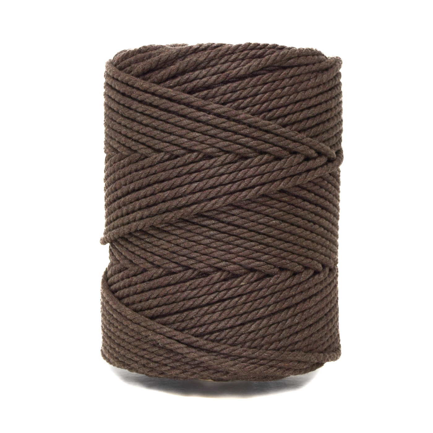 COTTON ROPE ZERO WASTE 3 MM - 3 PLY - CHOCOLATE COLOR