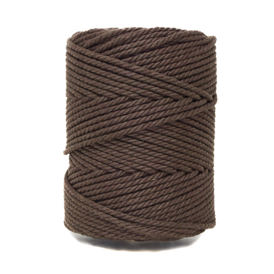 COTTON ROPE ZERO WASTE 3 MM - 3 PLY - CHOCOLATE COLOR
