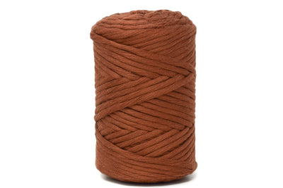 COTTON - VISCOSE ROLL 4 MM - RUST COLOR | LIMITED EDITION