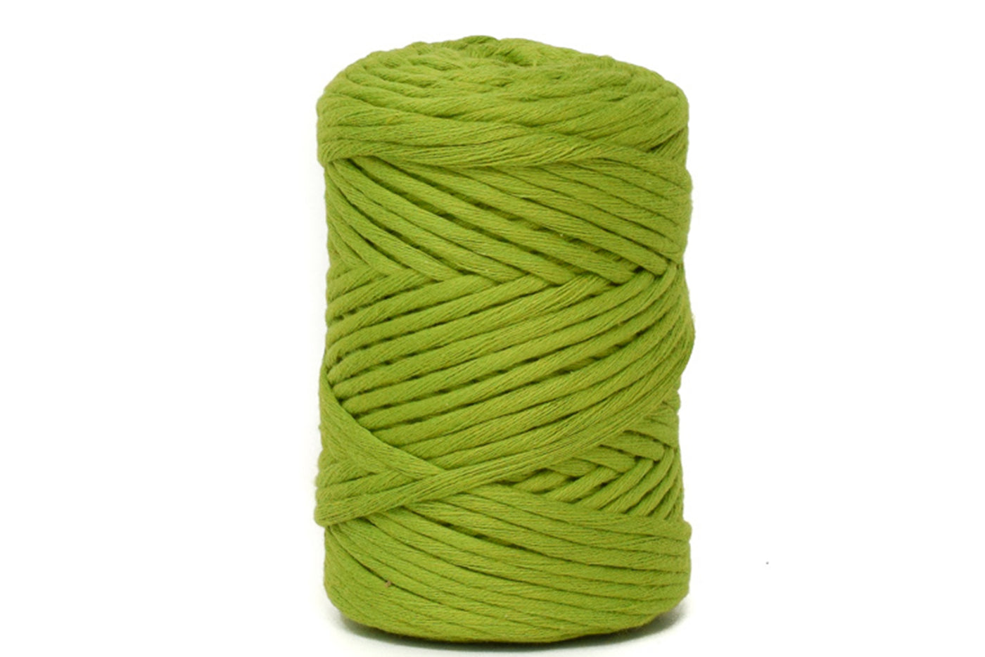 COTTON - VISCOSE ROLL 4 MM - APPLE GREEN COLOR | LIMITED EDITION