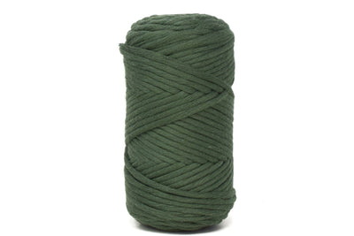 COTTON - VISCOSE ROLL 4 MM - OLIVE GREEN COLOR | LIMITED EDITION