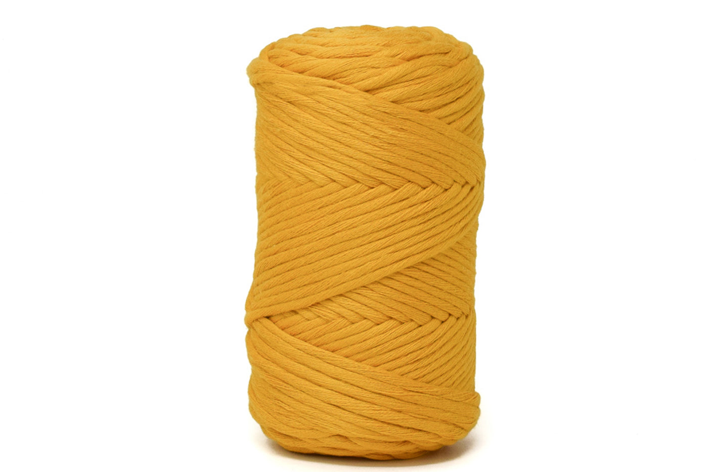 COTTON - VISCOSE ROLL 4 MM -  GOLDEN YELLOW COLOR | LIMITED EDITION