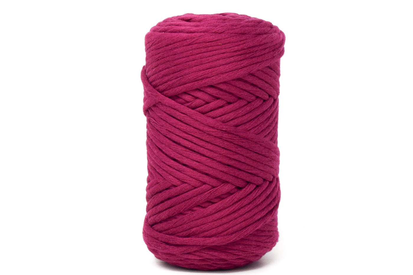 COTTON - VISCOSE ROLL 4 MM - CRANBERRY COLOR | LIMITED EDITION