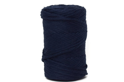 COTTON - VISCOSE ROLL 4 MM - DEEP BLUE COLOR | LIMITED EDITION