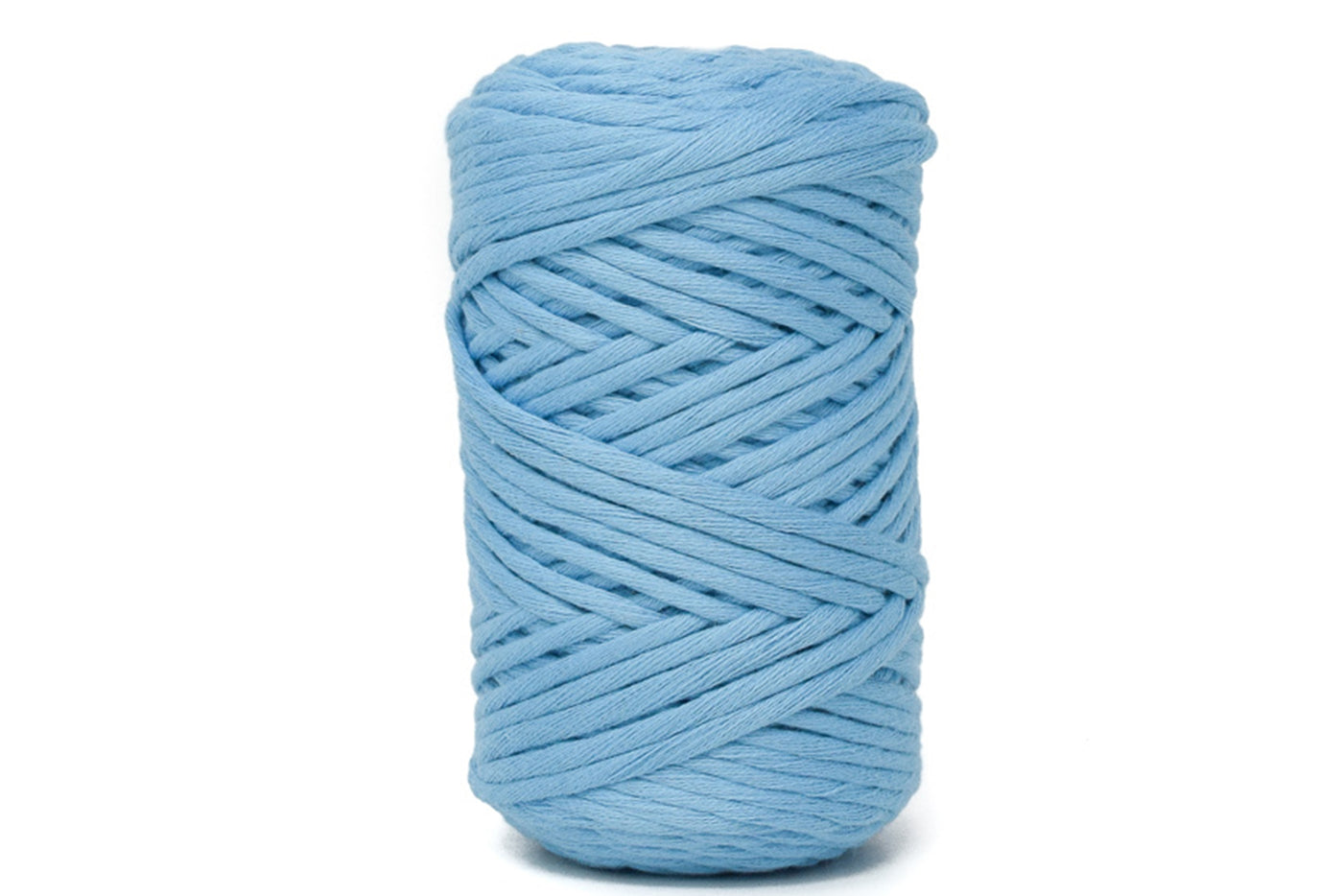 COTTON - VISCOSE ROLL 4 MM - SKY BLUE COLOR | LIMITED EDITION