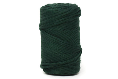 COTTON - VISCOSE ROLL 4 MM - DEEP GREEN COLOR | LIMITED EDITION