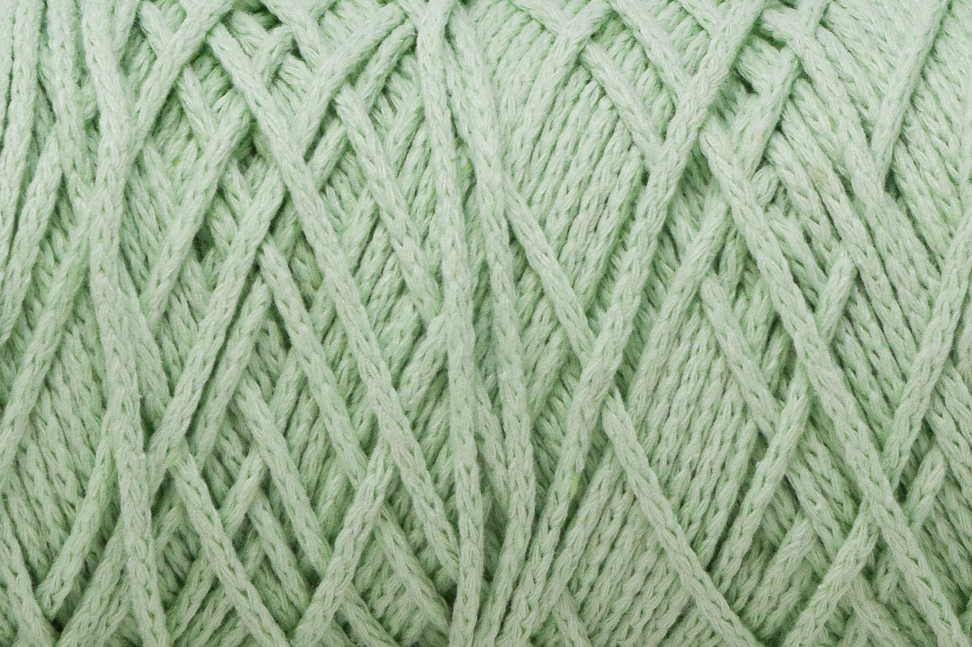 BRAIDED CORD 2 MM ZERO WASTE -  MINT COLOR