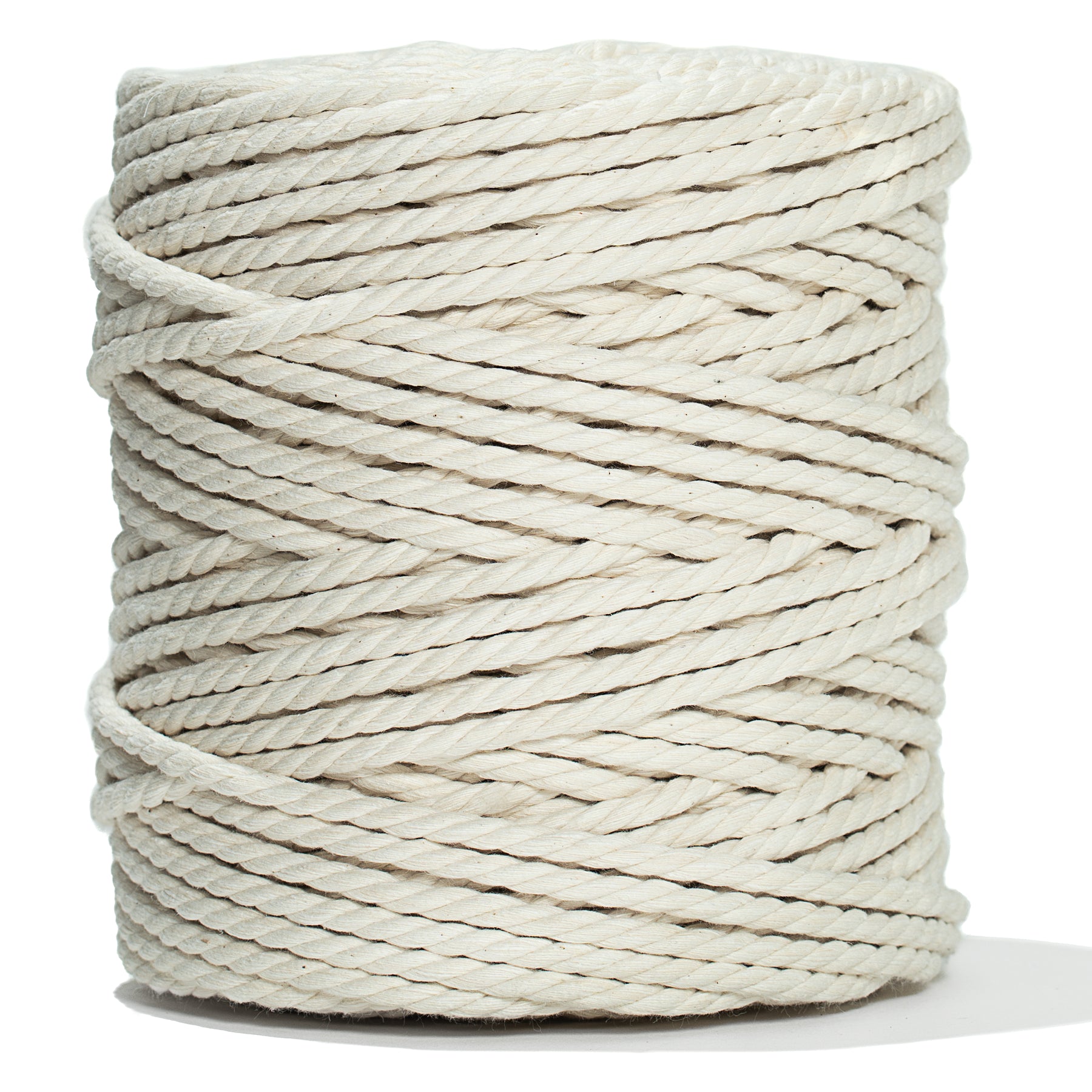 MACRAME COTTON ROPE 5 MM - 3 PLY - NATURAL COLOR – Ganxxet