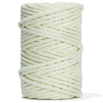 COTTON ROPE ZERO WASTE 5 MM - 3 PLY - ICE LEMON COLOR