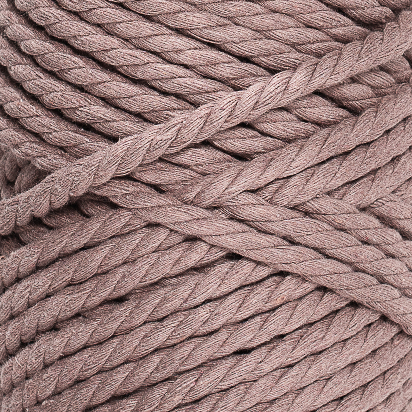 COTTON ROPE ZERO WASTE 5 MM - 3 PLY - MINK COLOR