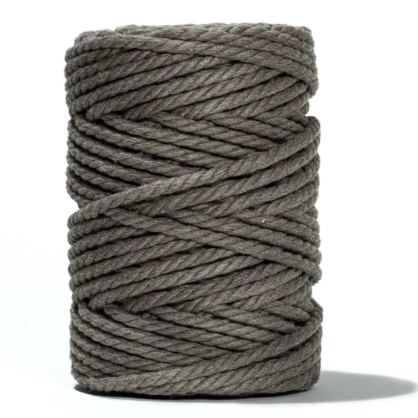 COTTON ROPE ZERO WASTE 5 MM - 3 PLY  - DARK TAUPE COLOR
