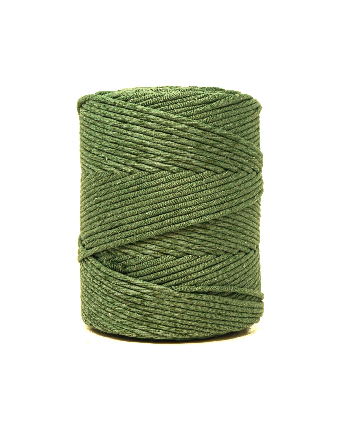 SOFT COTTON CORD ZERO WASTE 4 MM - 1 SINGLE STRAND - GREENERY COLOR