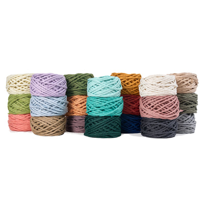 SOFT COTTON CORD ZERO WASTE 4 MM - 1 SINGLE STRAND - SAMPLES