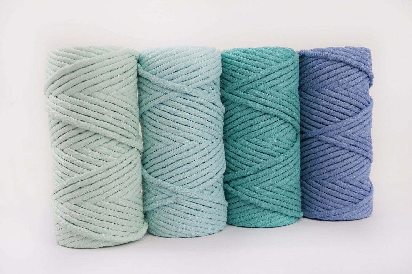 JUMBO SOFT COTTON CORD ZERO WASTE 8 MM - 1 SINGLE STRAND - BIMINI COLOR