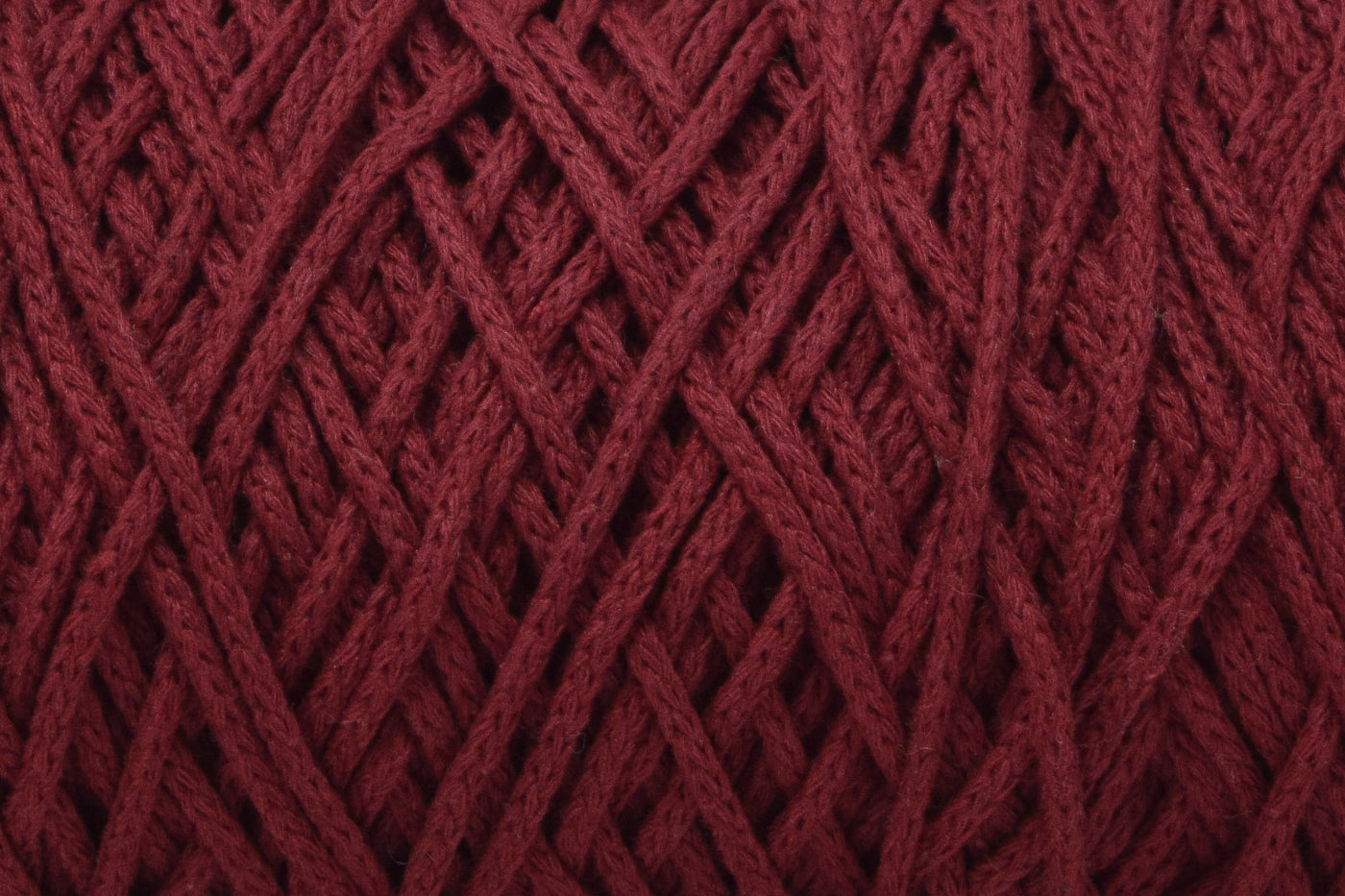 BRAIDED CORD 2 MM ZERO WASTE -  BORDEAUX COLOR