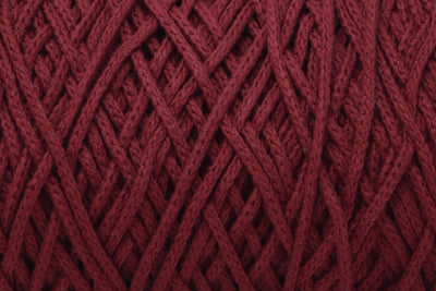 BRAIDED CORD 2 MM ZERO WASTE -  BORDEAUX COLOR