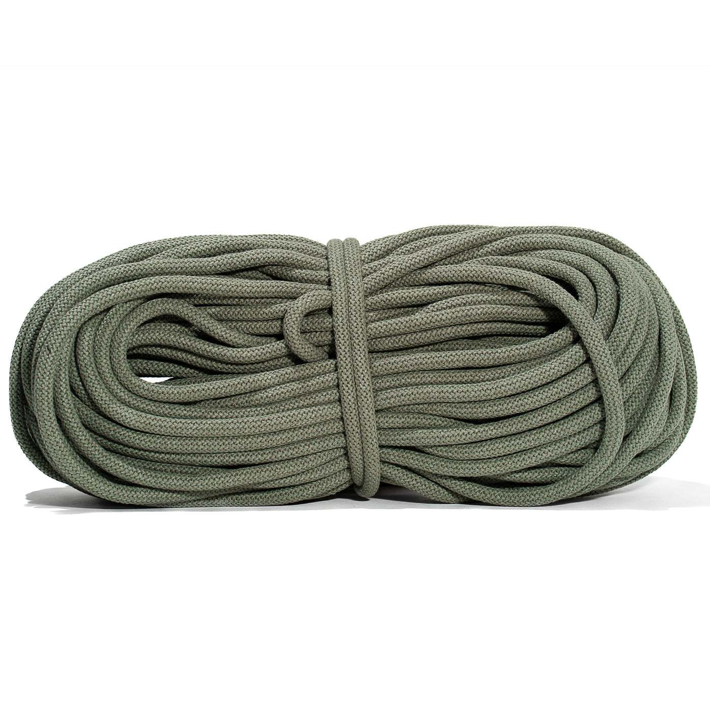 Braided Recycled Cotton Cord 9mm - Bay Leaf