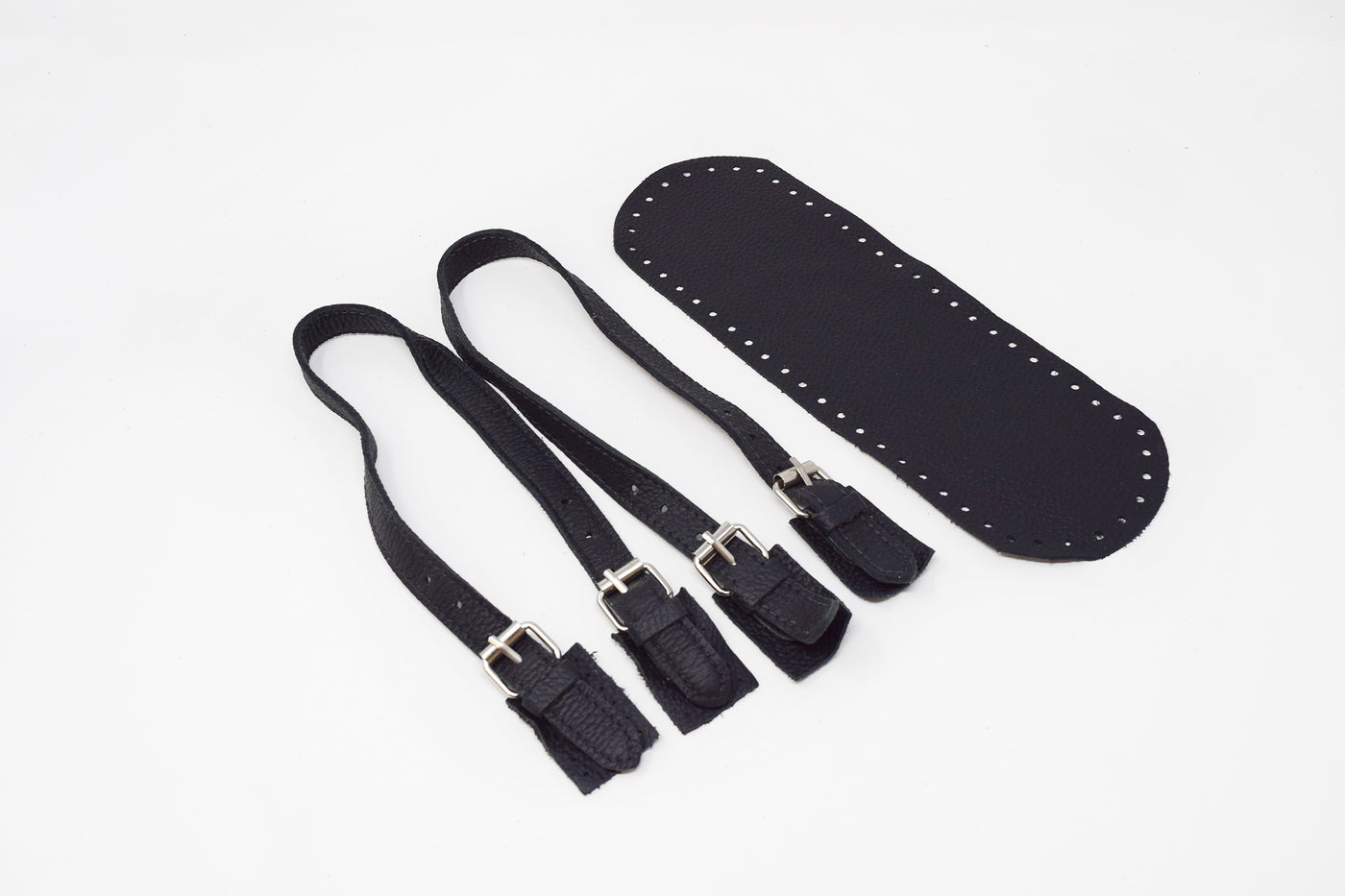 LEATHER HANDBAG BASES AND HANDLES