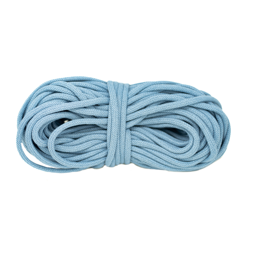 Braided Recycled Cotton Cord 9mm - Powder Blue