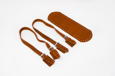 LEATHER HANDBAG BASES AND HANDLES