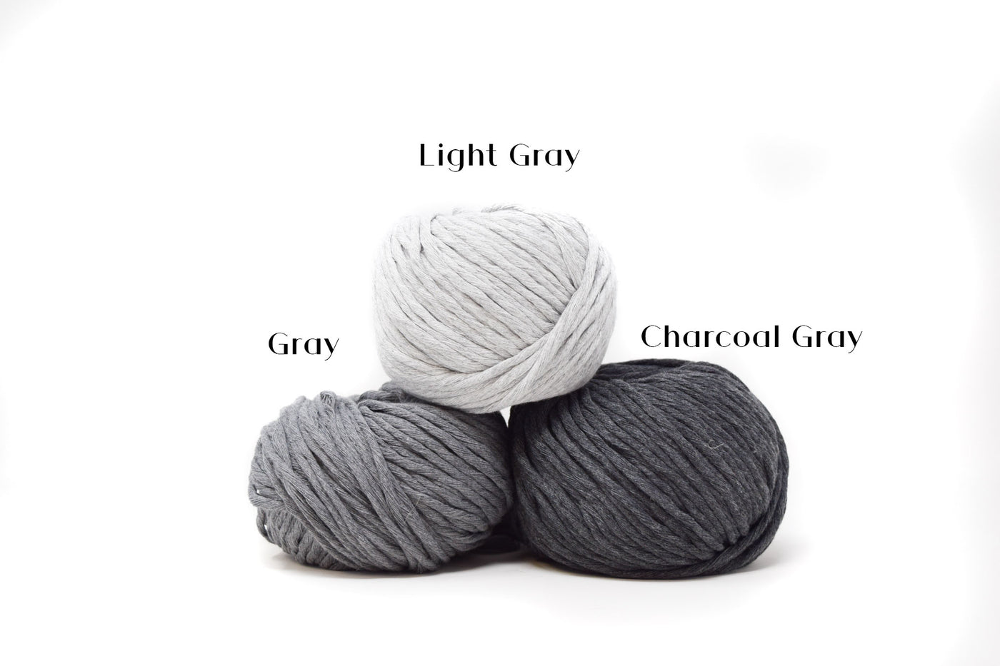 COTTON BALL ZERO WASTE 3 MM - GRAY COLOR