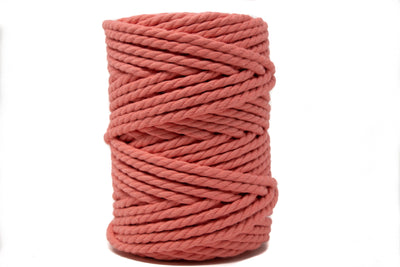 COTTON ROPE ZERO WASTE 5 MM - 3 PLY- SALMON COLOR