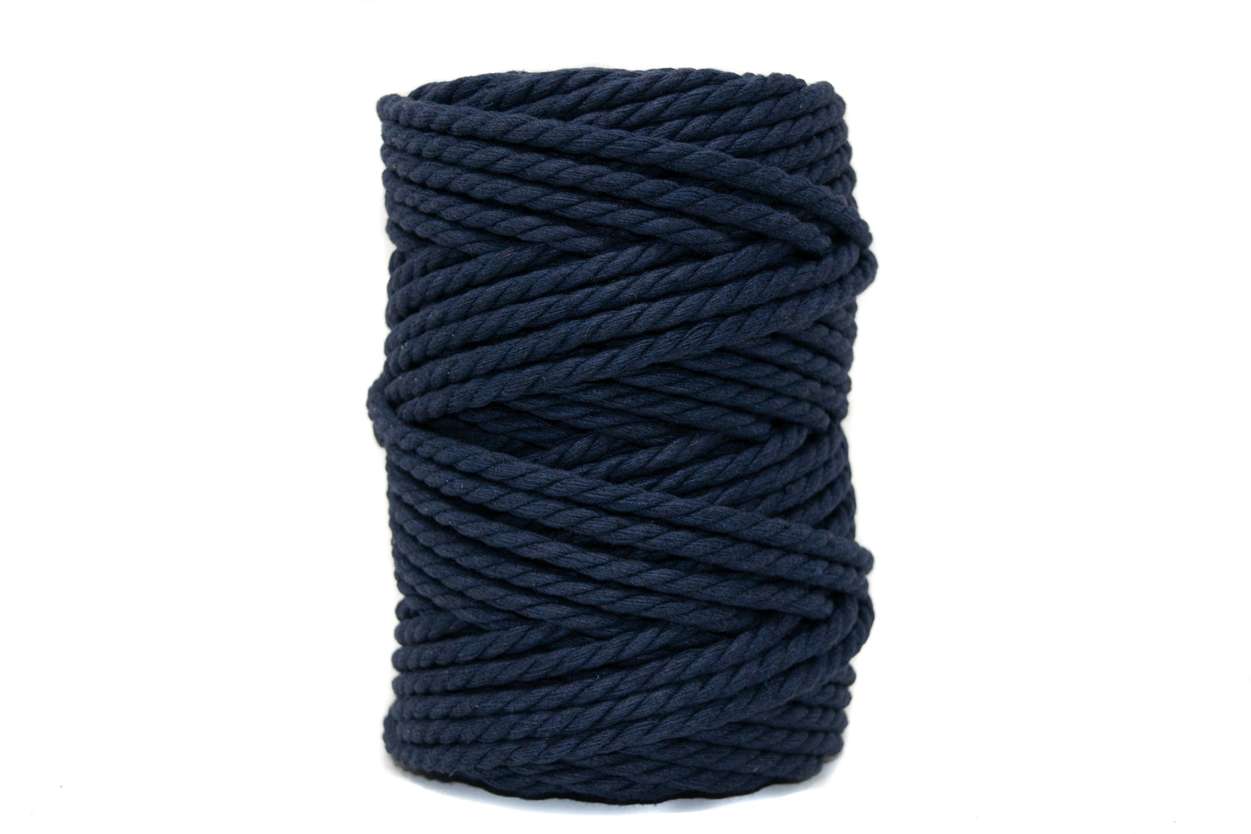 COTTON ROPE ZERO WASTE 5 MM - 3 PLY - NAVY BLUE COLOR
