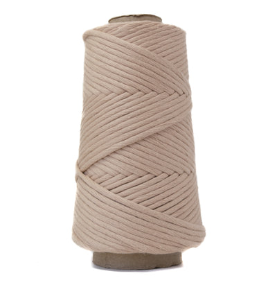 COMBED COTTON CONE 4 MM - TAN COLOR