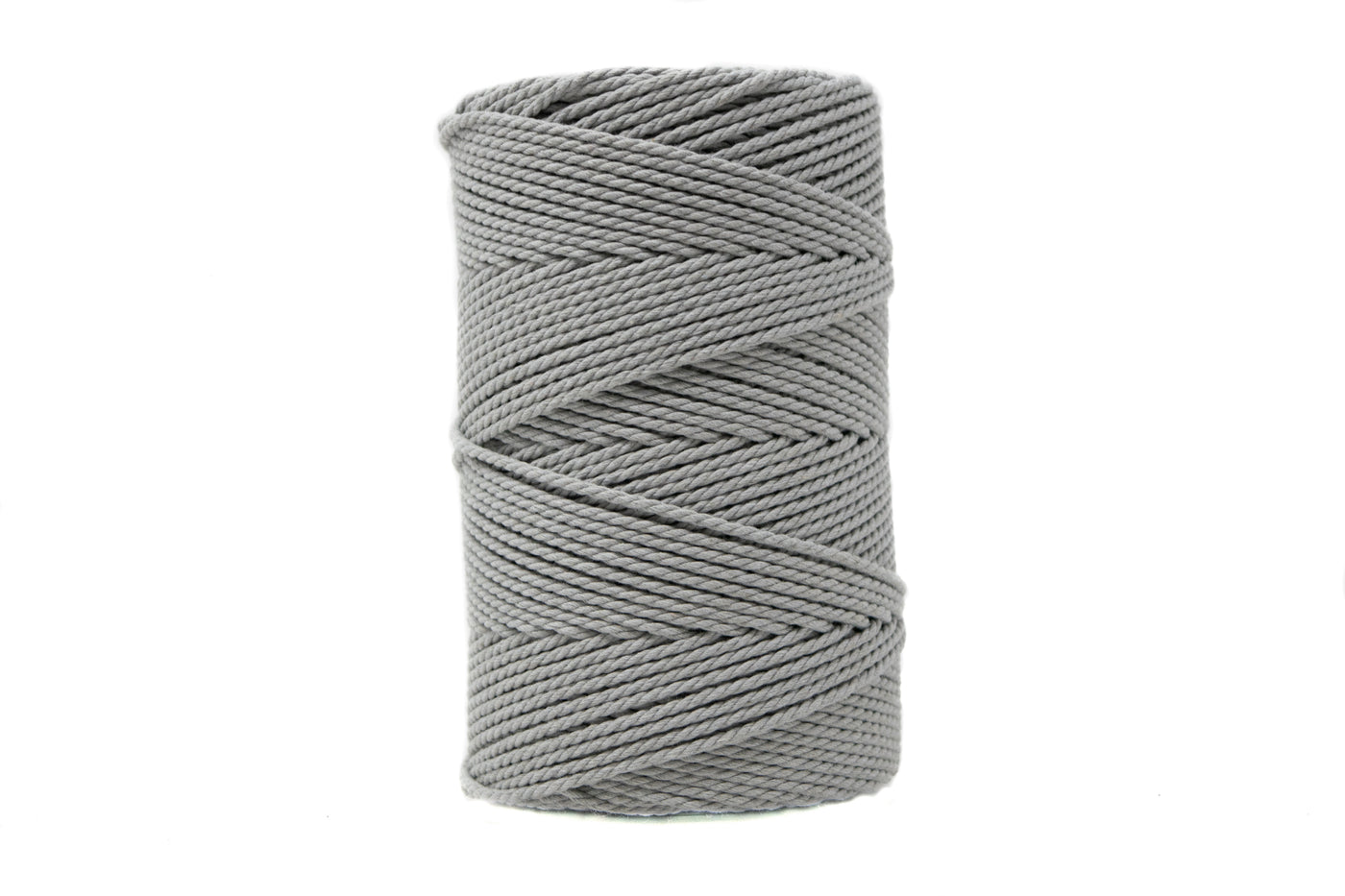 COTTON ROPE ZERO WASTE 2 MM - 3 PLY - STONE GRAY COLOR