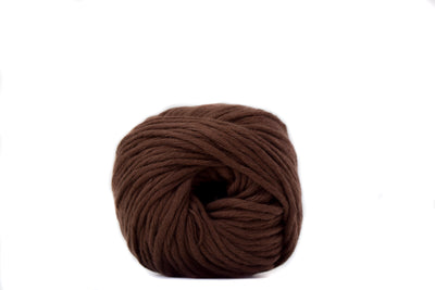 ORGANIC COTTON BALL 2MM - CHOCOLATE COLOR