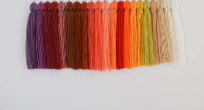 COTTON - VISCOSE ROLL 4 MM - BURNT ORANGE COLOR | LIMITED EDITION