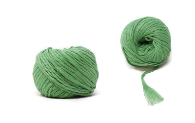 COTTON BALL ZERO WASTE 3 MM - APPLE GREEN COLOR