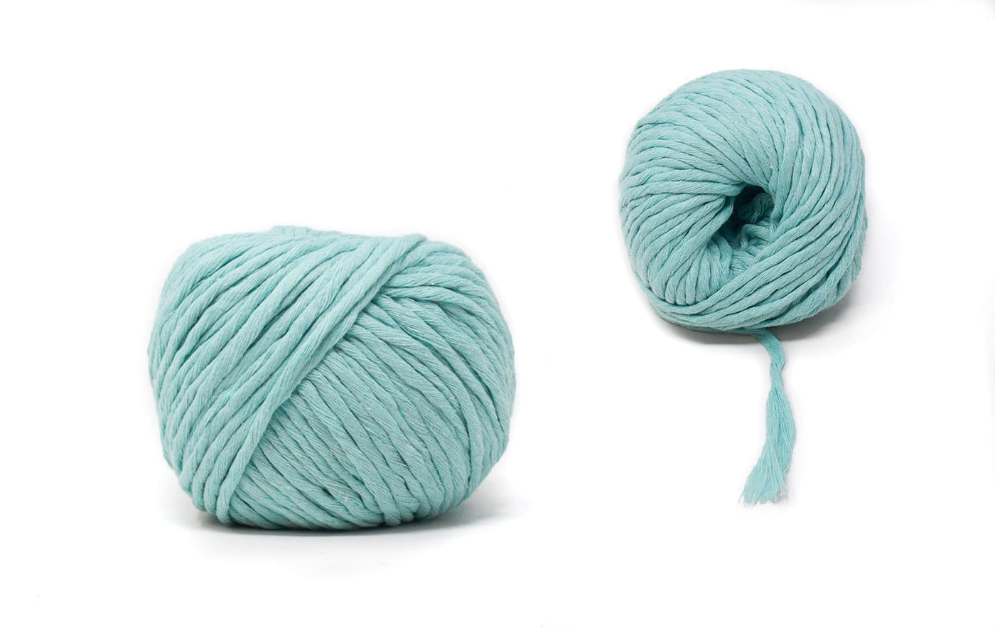 COTTON BALL ZERO WASTE 3 MM - AQUA COLOR