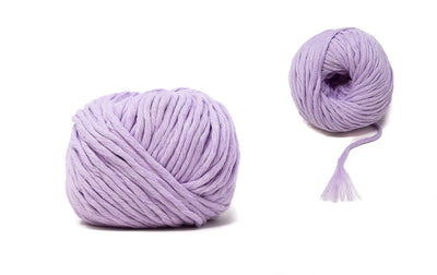 COTTON BALL ZERO WASTE 3 MM - MAUVE COLOR