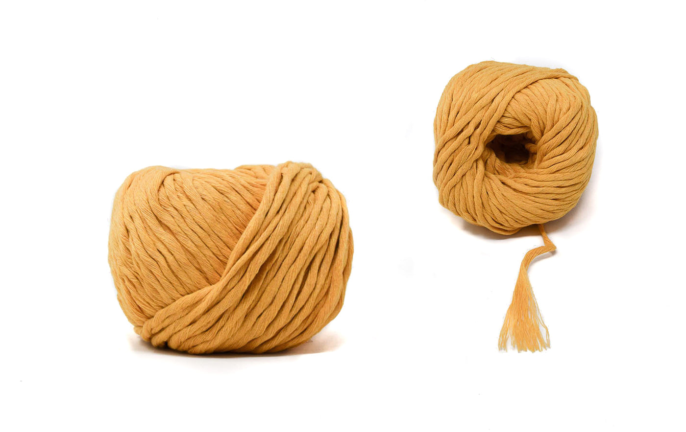 COTTON BALL ZERO WASTE 3 MM - OCHER COLOR