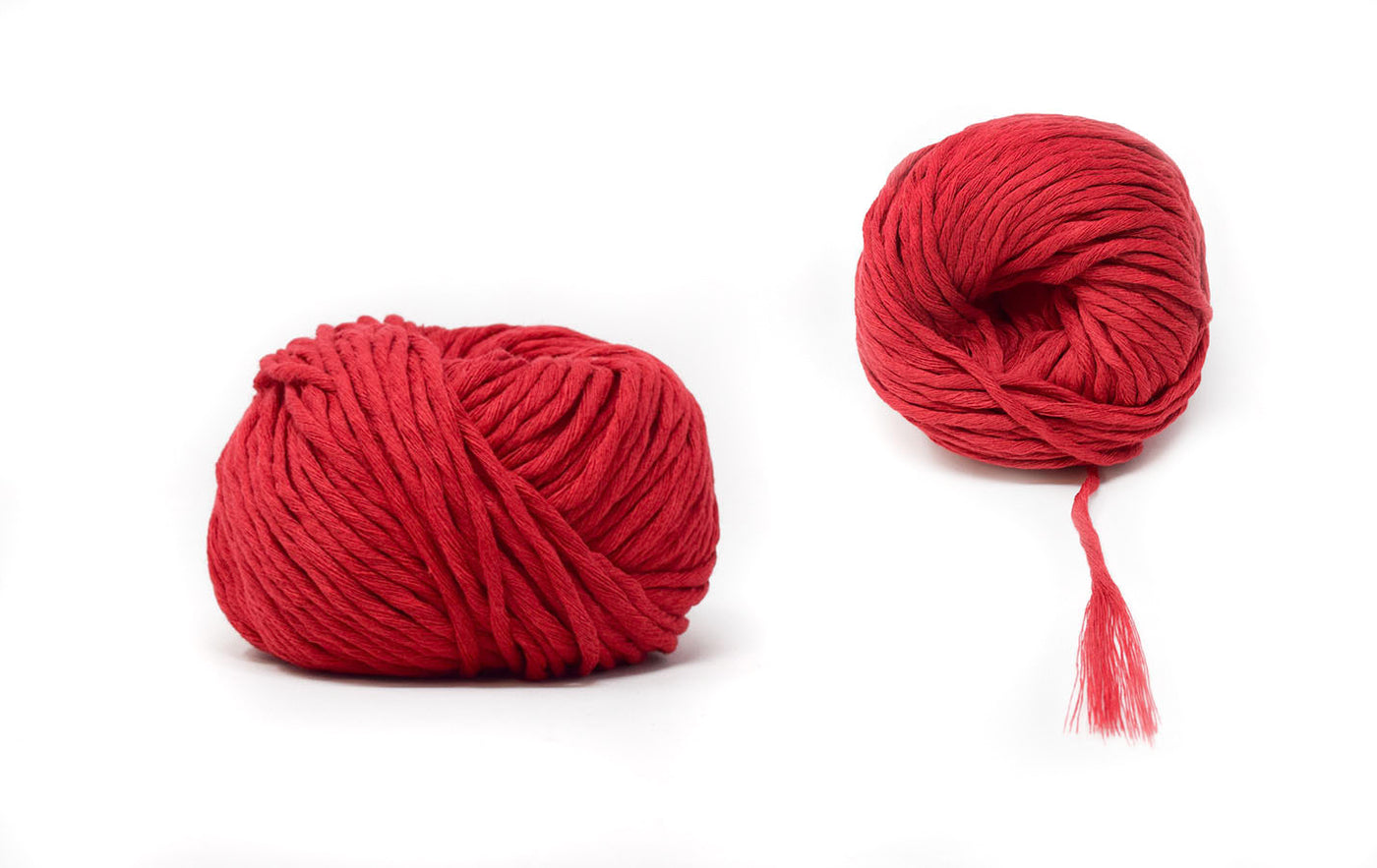 COTTON BALL ZERO WASTE 3 MM - RED COLOR