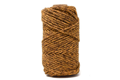 DUAL COTTON ROPE ZERO WASTE 3 MM - 3 PLY - CITRUS + CHOCOLATE COLOR