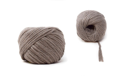 COTTON BALL ZERO WASTE 3 MM - TAUPE COLOR